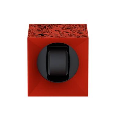 Remontoir montre automatique : Startbox 1 montre Soft Touch Rouge