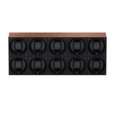 Masterbox 10 montres Bois Chêne : écrin rotatif pour montre automatique