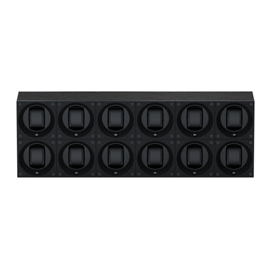 Masterbox 12 montres Bois Wengé Noir : écrin rotatif pour montre automatique