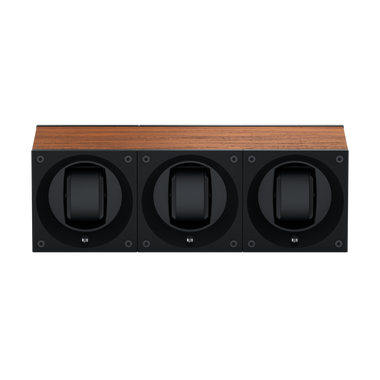 Masterbox 3 montres Bois Chêne : écrin rotatif pour montre automatique