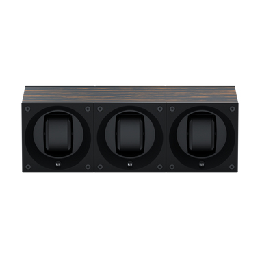 Masterbox 3 montres Bois Palmier : écrin rotatif pour montre automatique