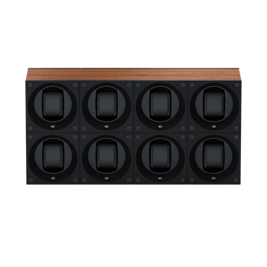 Masterbox 8 montres Bois Chêne : écrin rotatif pour montre automatique