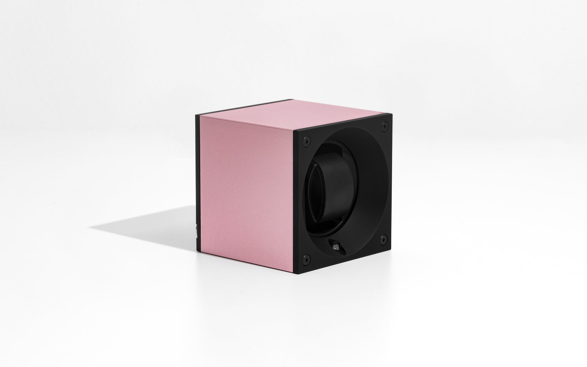 Montre automatique : remontoir Masterbox aluminium rose