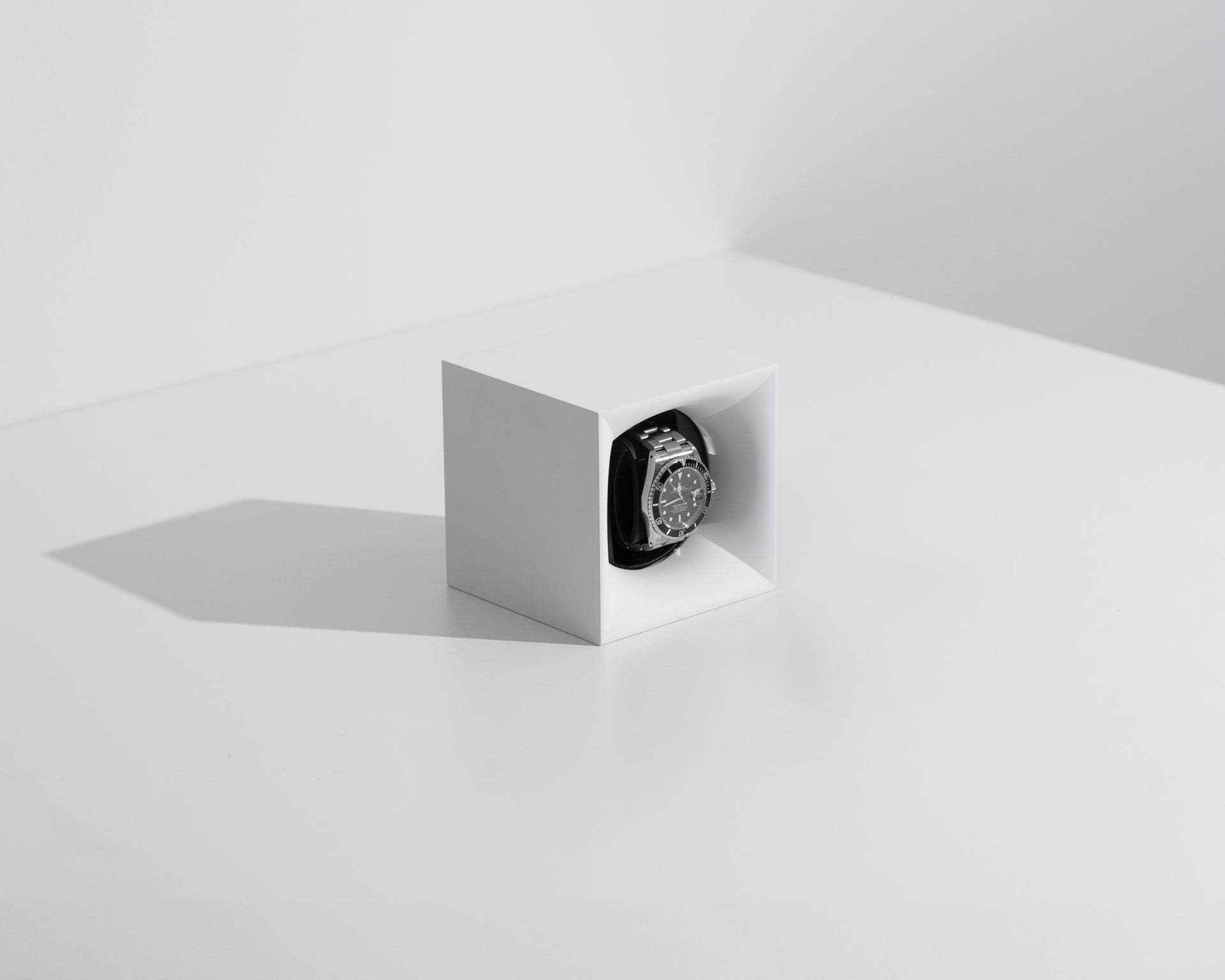 Startbox : remontoir pour montre automatique blanc soft touch