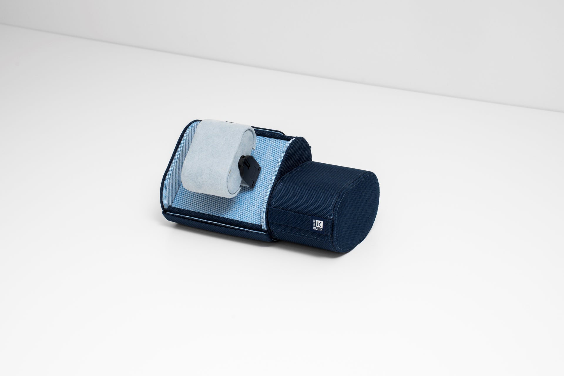 Etui rotatif bleu marine