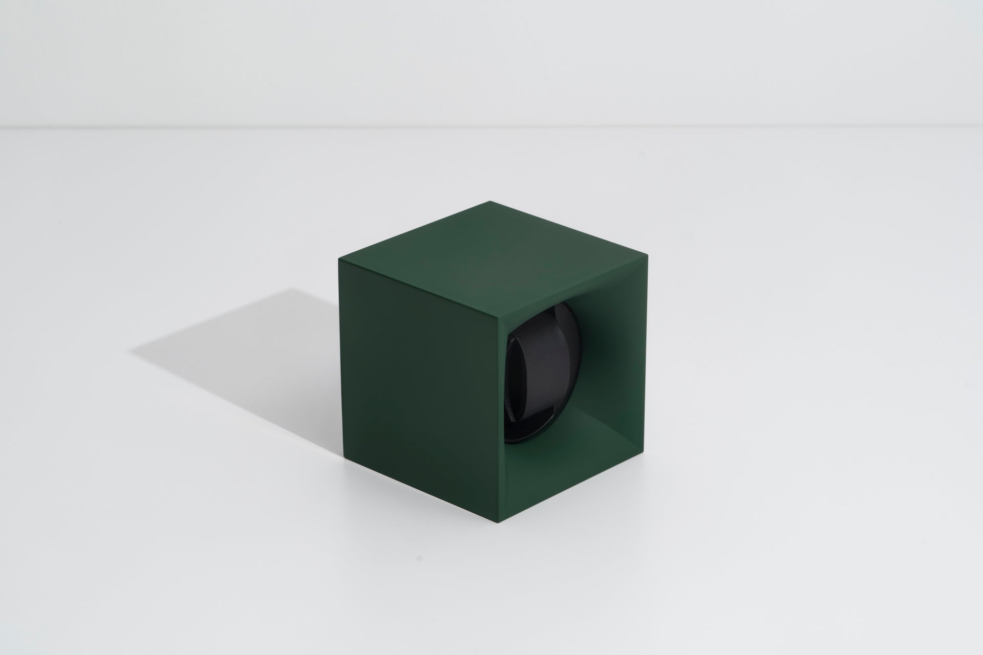 Startbox Vert : écrin rotatif pour montre automatique design