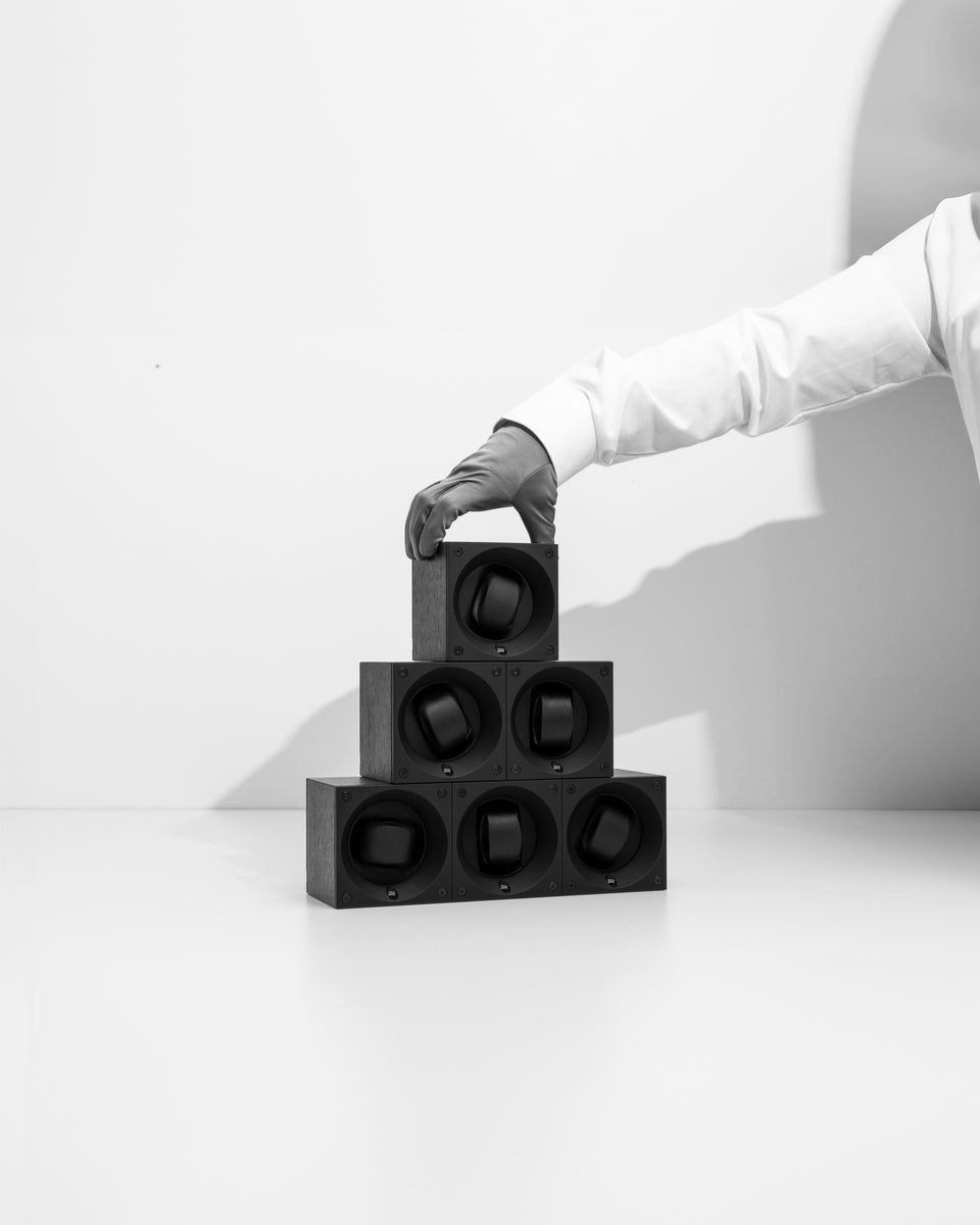 Remontoirs montre automatique noir