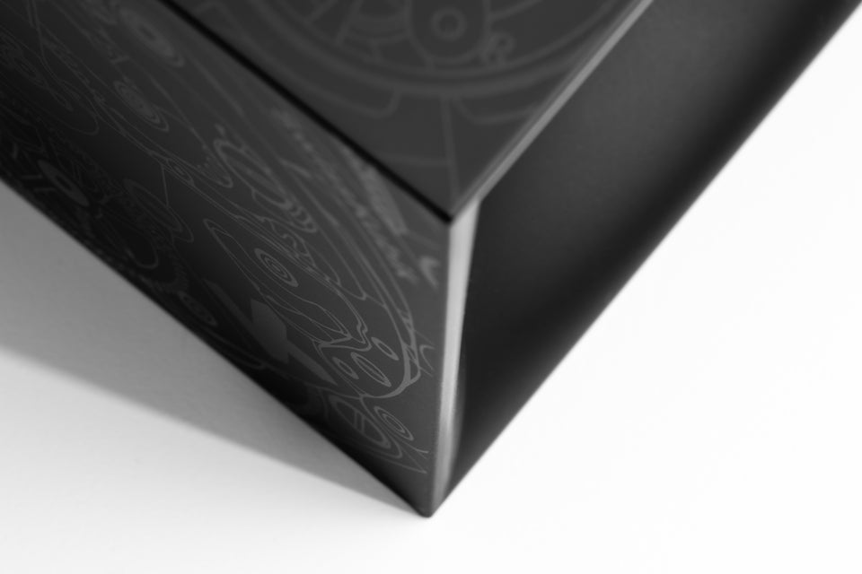 Remontoir 1 montre noir mouvement noir : support pour montre automatique