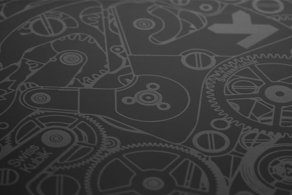 Ecrin rotatif pour montre automatique : Startbox noir mouvement noir