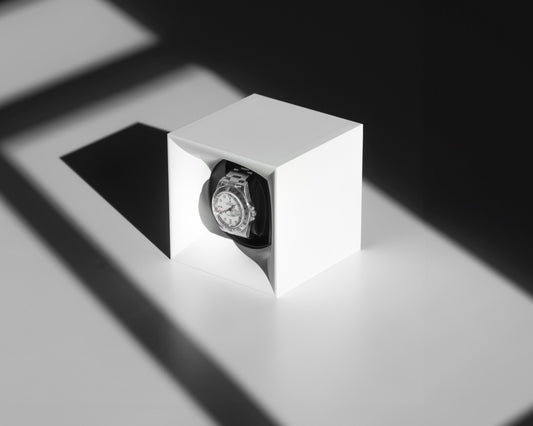 Remontoir à montre automatique blanc