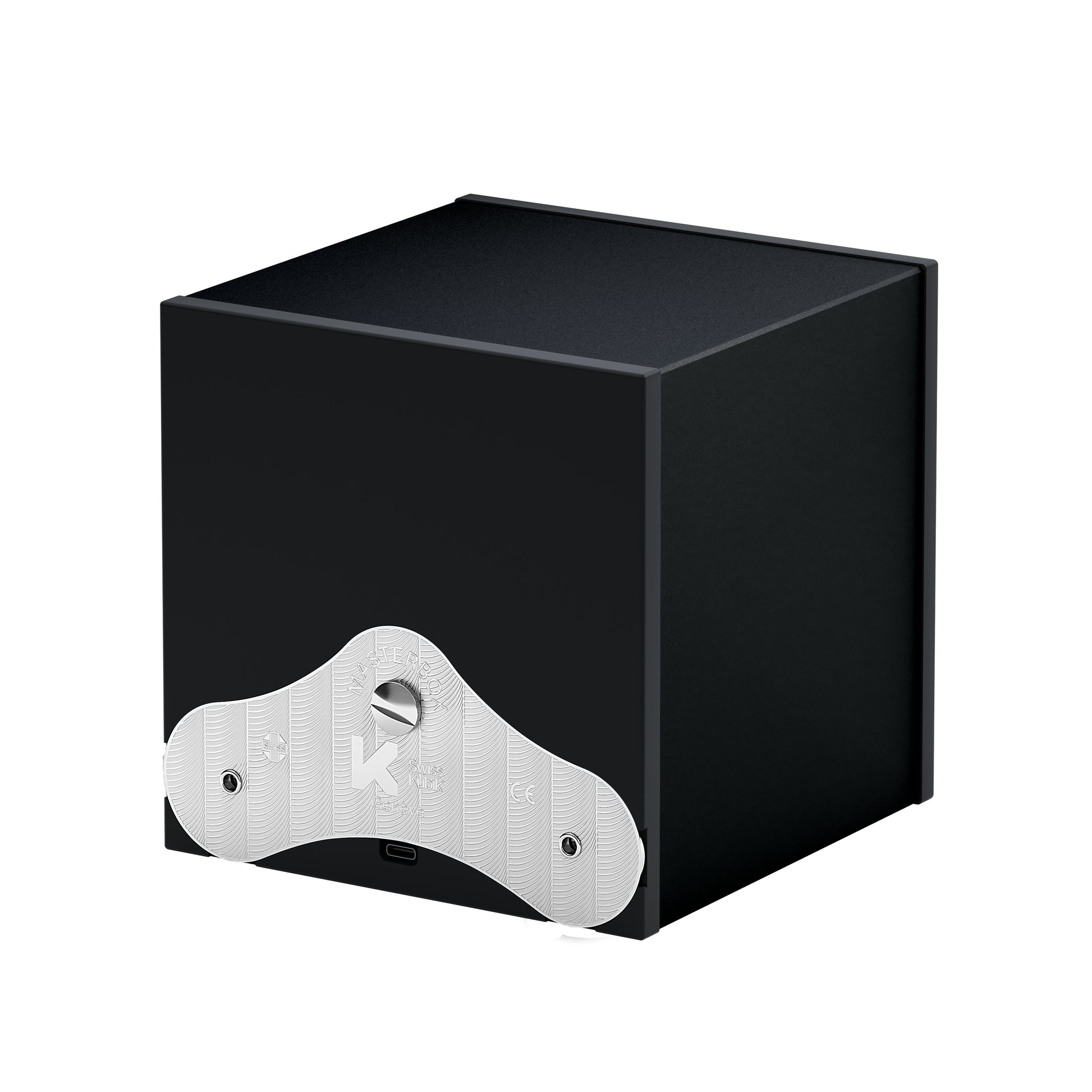SwissKubik : remontoir montre automatique Masterbox Aluminium Noir 1 montre