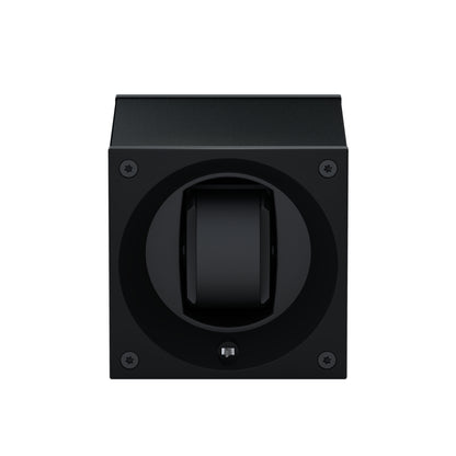 Masterbox 1 montre Aluminium Noir : écrin rotatif pour montre automatique