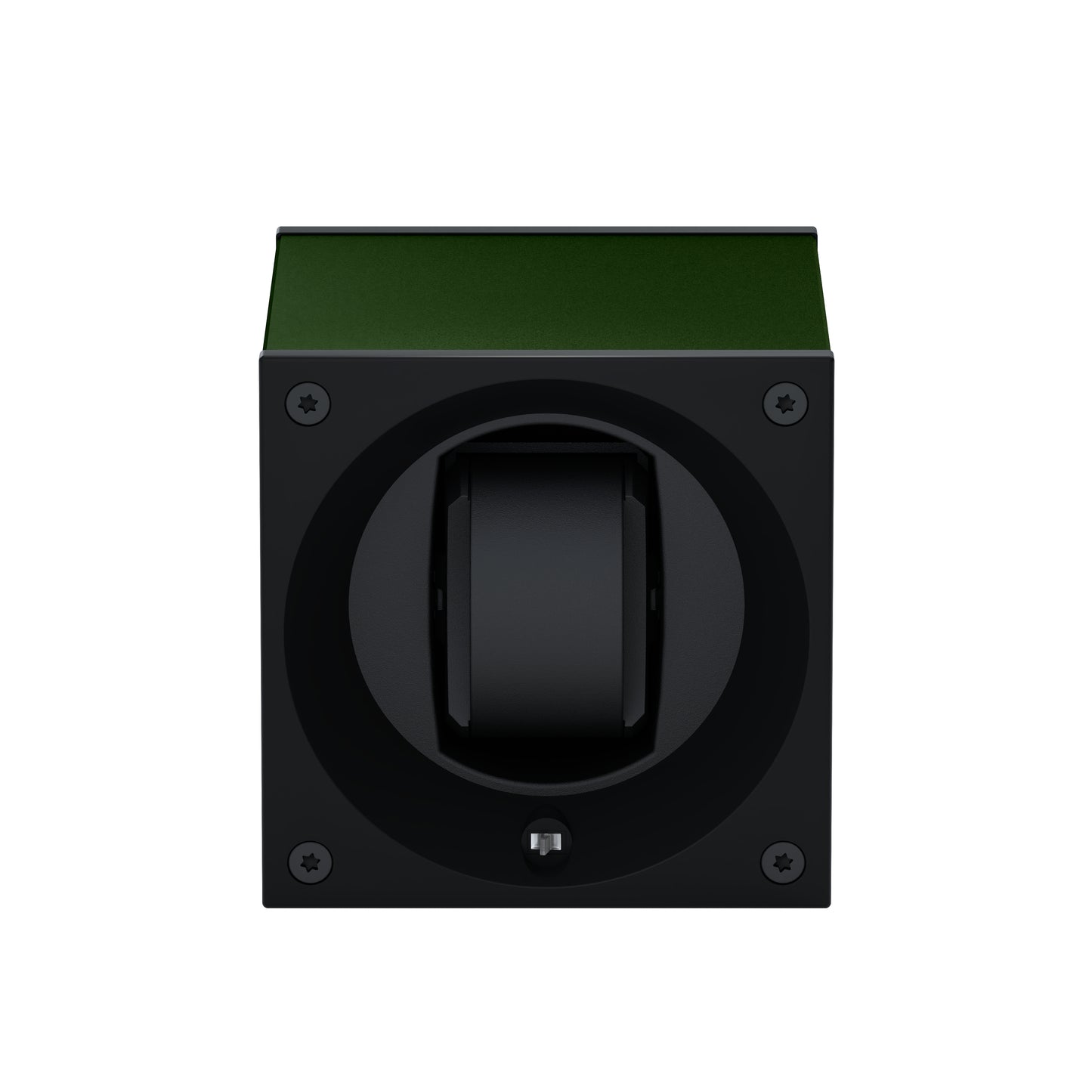 Masterbox 1 montre Aluminium Vert Foncé : écrin rotatif pour montre automatique