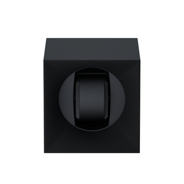Startbox 1 montre Soft Touch Noir : écrin rotatif pour montre automatique