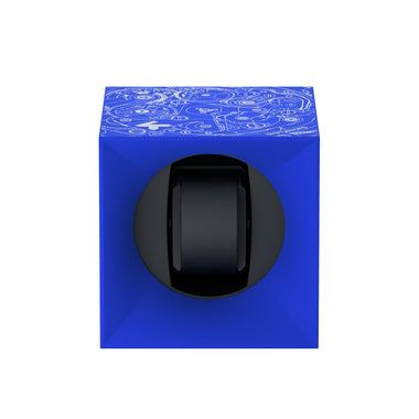 Remontoir montre automatique : Startbox 1 montre Soft Touch Bleu
