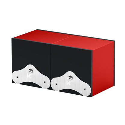 SwissKubik : remontoir montre automatique Masterbox Aluminium Rouge 2 montres