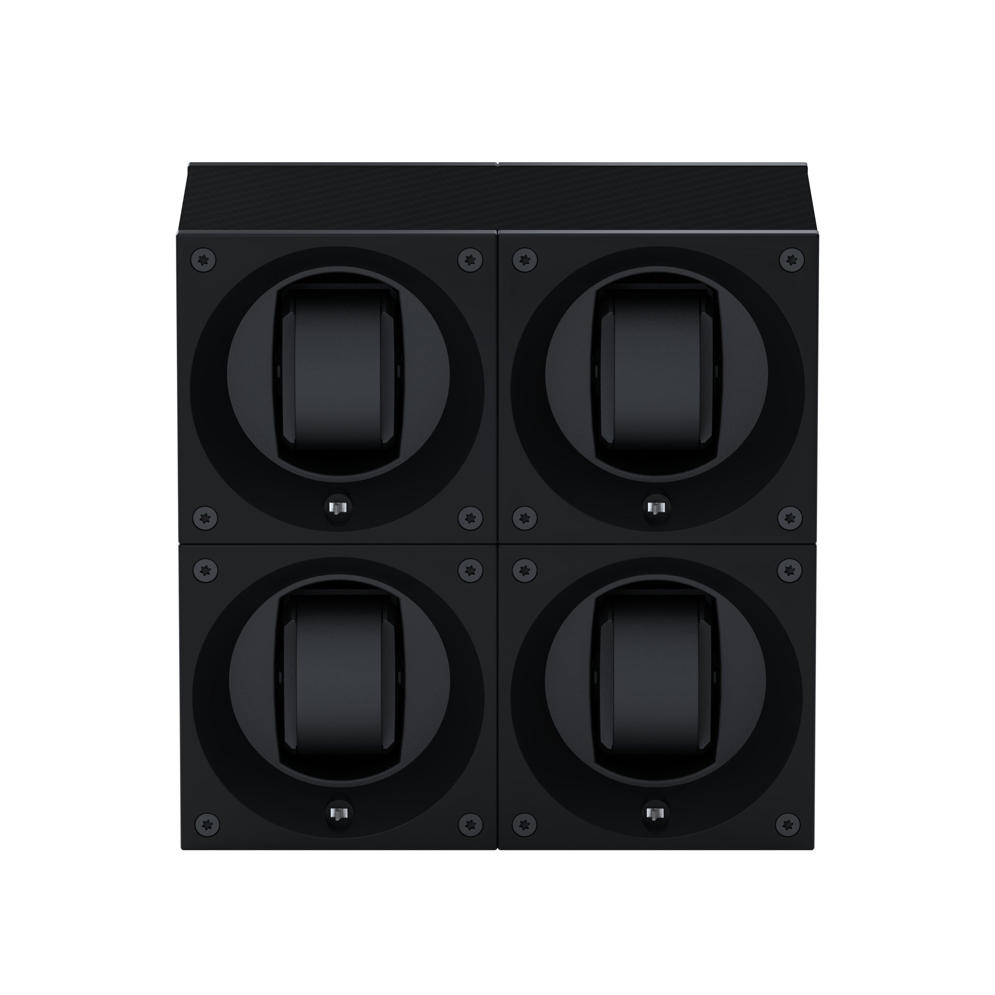 Masterbox 4 montres Carbone : écrin rotatif pour montre automatique