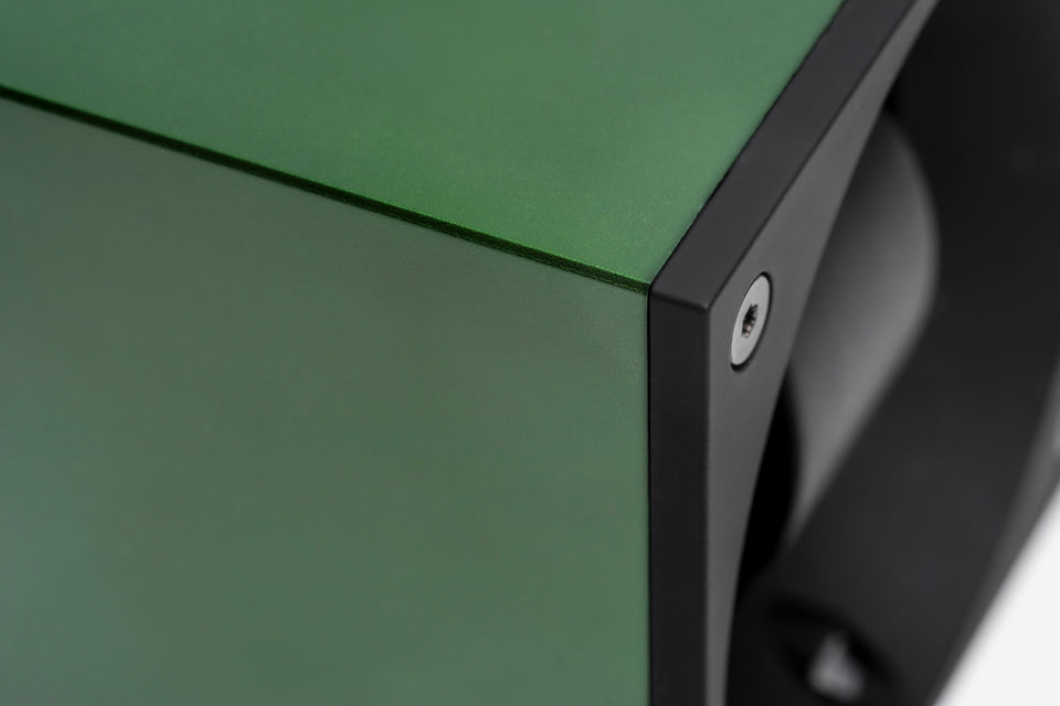 Ecrin rotatif pour montre automatique : Masterbox aluminium vert foncé